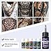 Wormhole Tattoo Gun Wireless Tattoo Gun Kit – Professional Rechargeable Tattoo Machine with 1800mAh Battery | Includes Ink, Needles & Supplies | Best Tattoo Starter Kit for Beginners & Pros