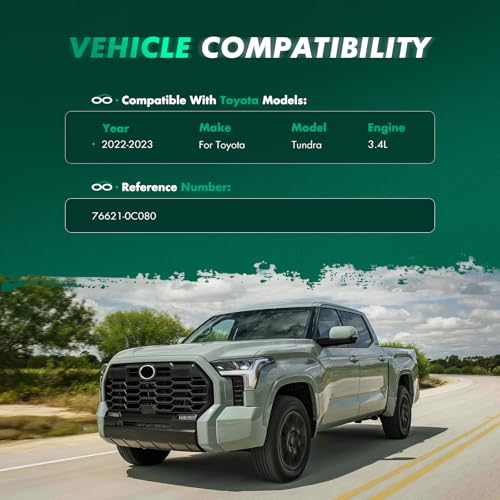 Image of SCITOO Mud Flap Compatible with 2022-2023 for Toyota Tundra 76621-0C080,76622-0C080,76625-0C090,76626-0C090