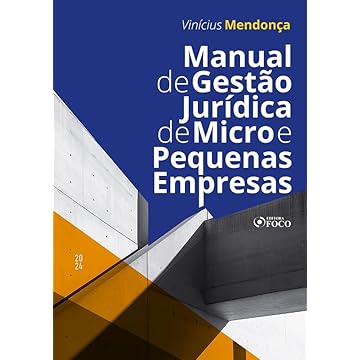 Capa do livro Manual de Gestão Jurídica de Micro e Pequenas Empresas - 1ª ED - 2024