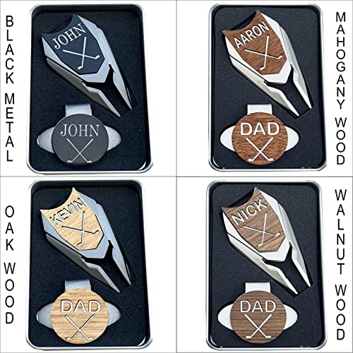 Woodulike Golf Ball Marker Divot Repair Tool Personalized Custom Engraved Gift Real Wood Markers thumb #7