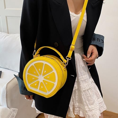 Sac citron en cuir PU : l'accessoire frais pour vos sorties d'été - 4