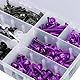 Topteng Verkleidungsschrauben Schrauben Kit passend für Yamaha YZF R6 R1 R25 R125 R3 T-MAX MT XJR, Lila