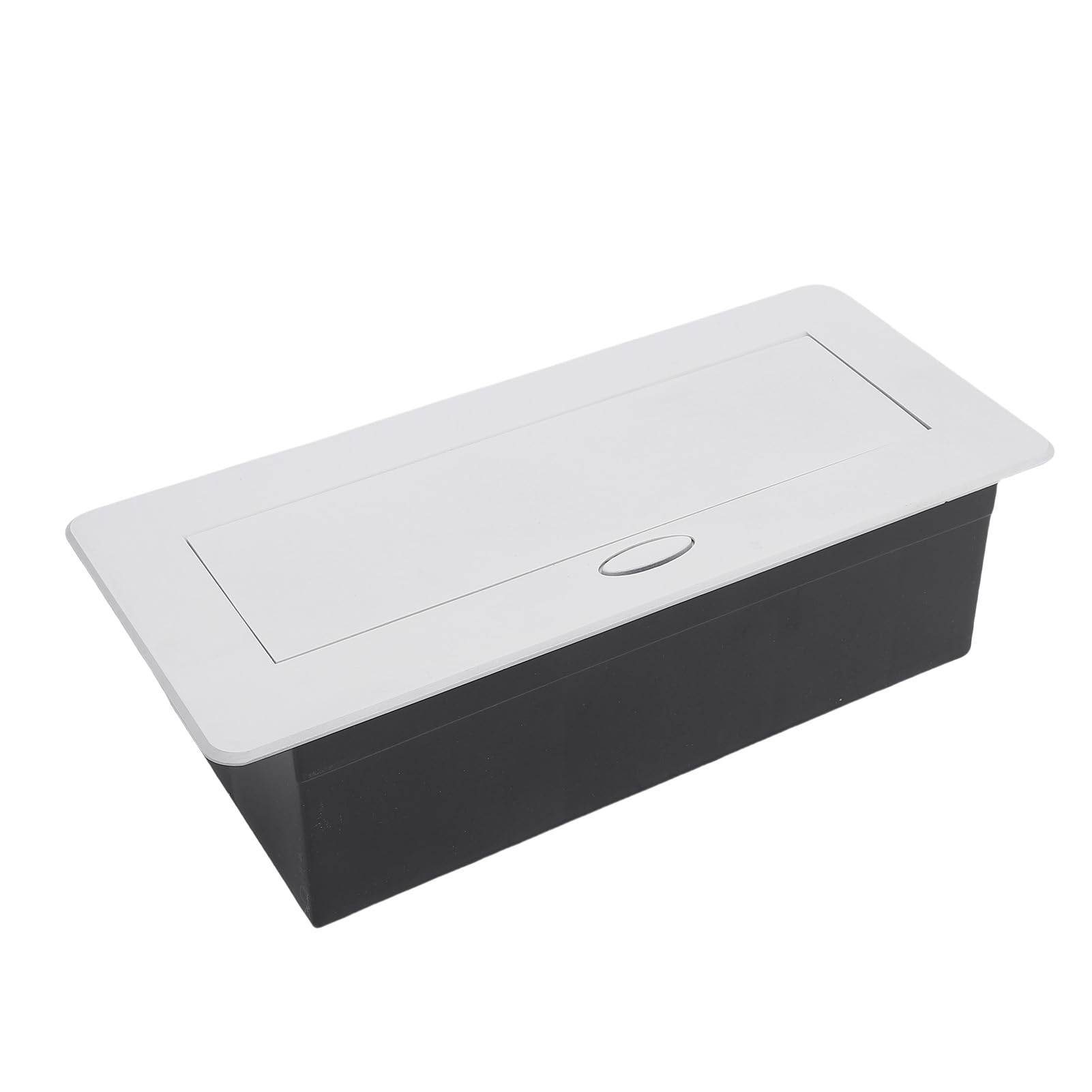 Scatola di Derivazione da Incasso da Tavolo, Hub di Alimentazione USB Tipo C a 2 Poli 16A 4000W con PC in Acciaio Inossidabile a Smorzamento Lento, per Piano di Lavoro