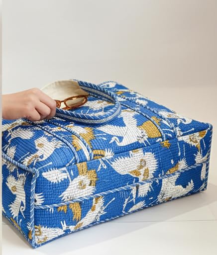 Bolso Tote Acolchado de Algodón para Mujer miniatura 4