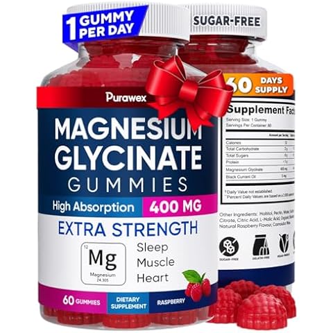 Purawex Magnesium Glycinate Gummies 400mg Cover