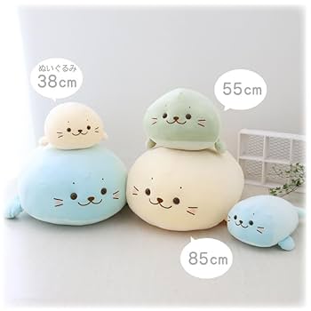Amazon.co.jp: しろたん ふわもち 抱き枕 ぬいぐるみ 大 85cm