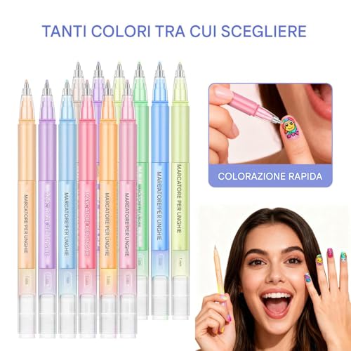 Marqueurs pour vernis à ongles séchage rapide imperméables pour stopper les ratés de lignes fines - 4