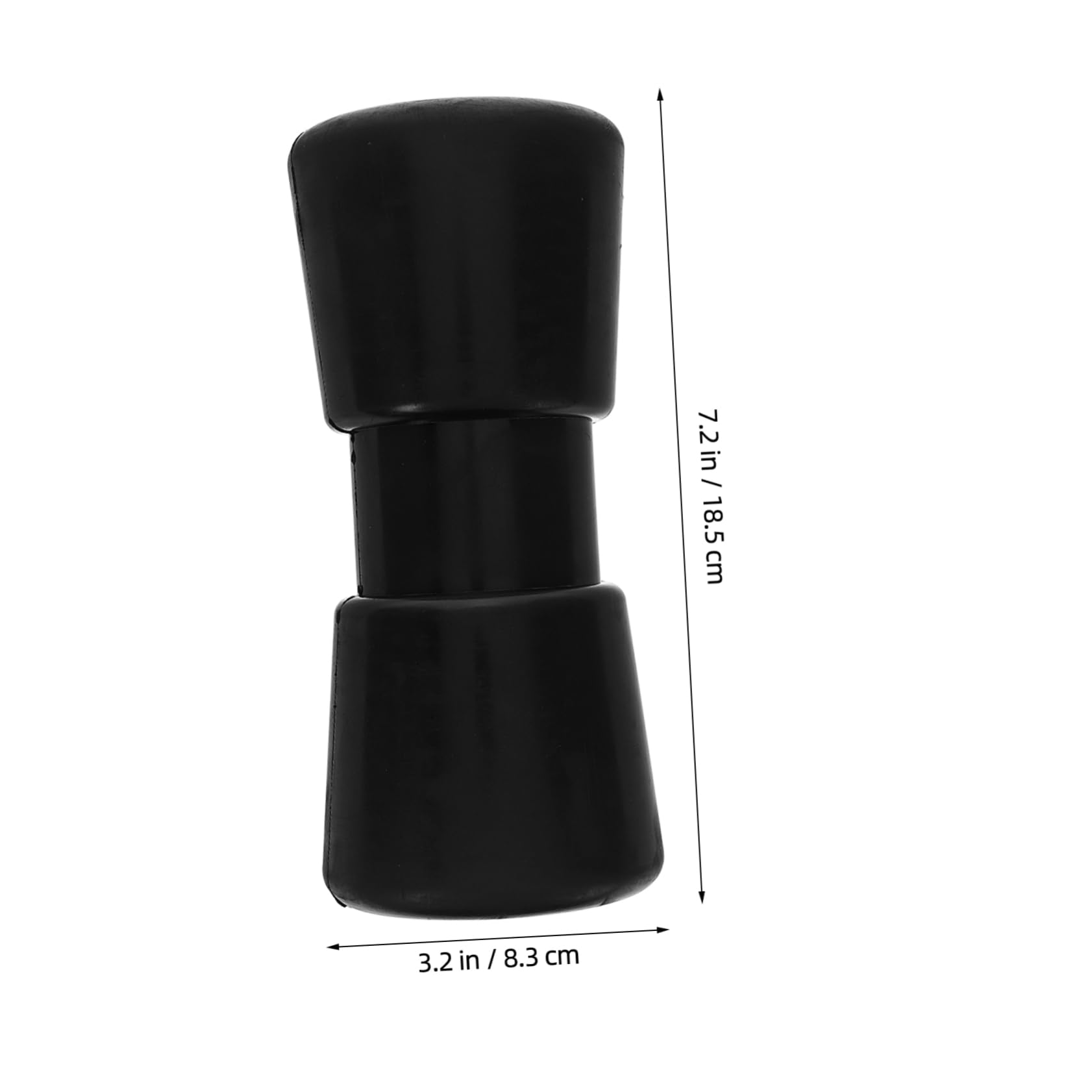 Happyyami Bottom Guide Wheel Boat Roller Boat Trailer Parts Kayak Roller Keel Rollers for Boat Trailer Boat Trailer Guides Boat Trailer Rollers Rear Trailer Rollers Black Pp