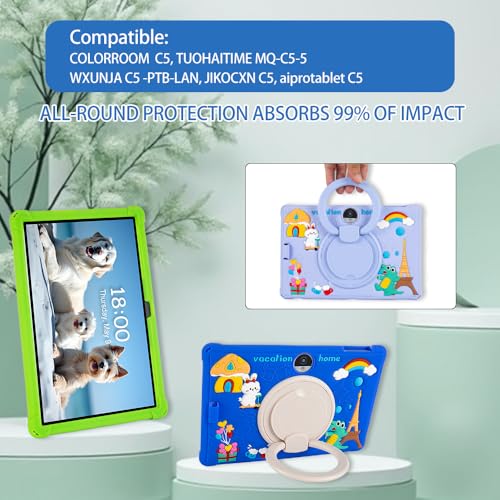 Coque tablette WXUNJA C5 antichoc pour protéger les écrans des chutes - 2