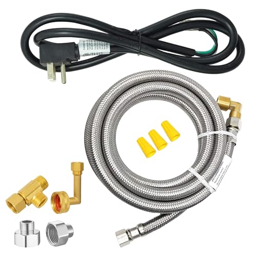y5000 Dishwasher Hose Kit Dishwasher Installation Kit, 6 Foot Supply