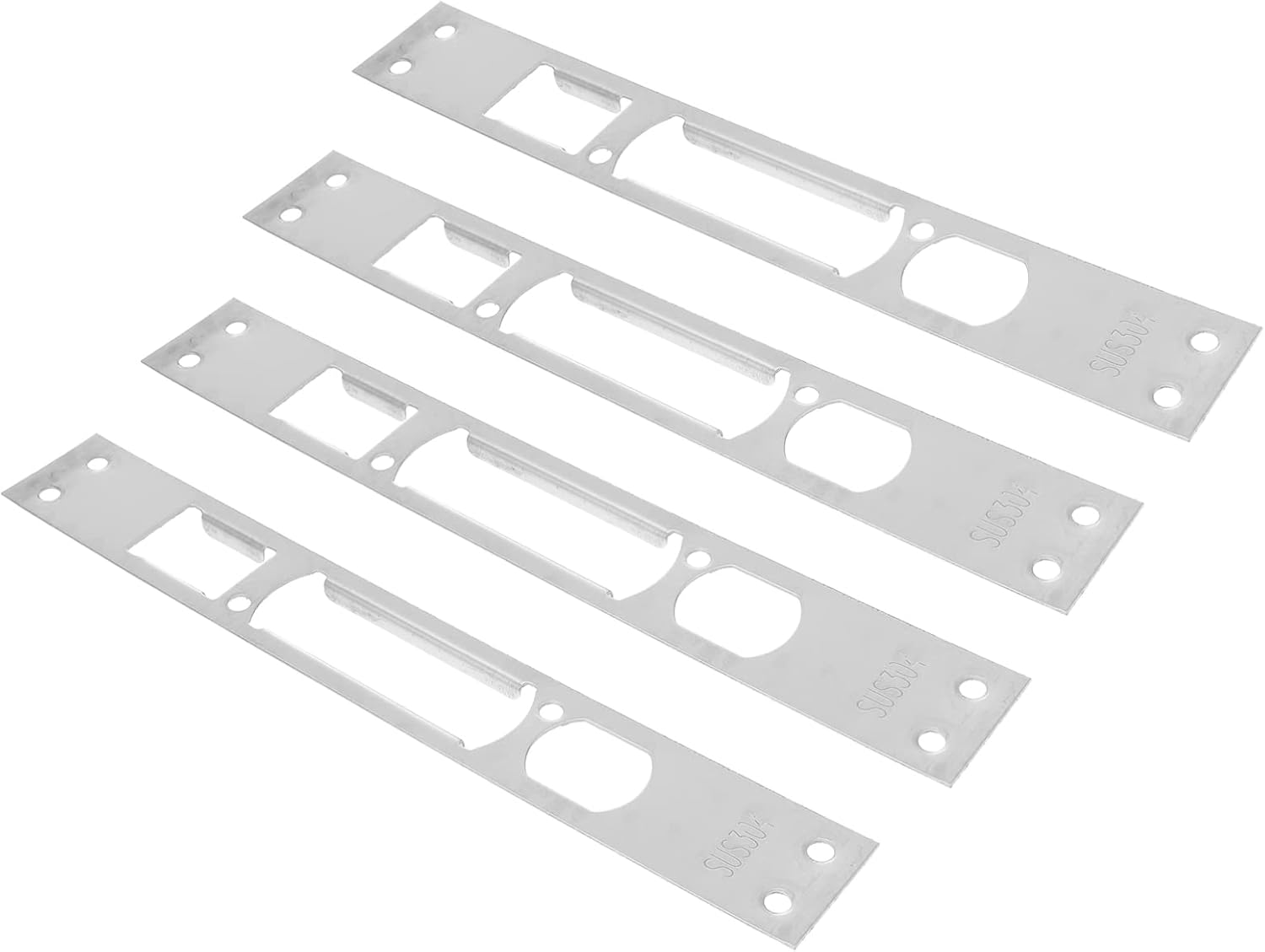 Housoutil 5pcs Door Frame Buckle Guard Plate Door Reinforcement Lock Door Security Devices Door