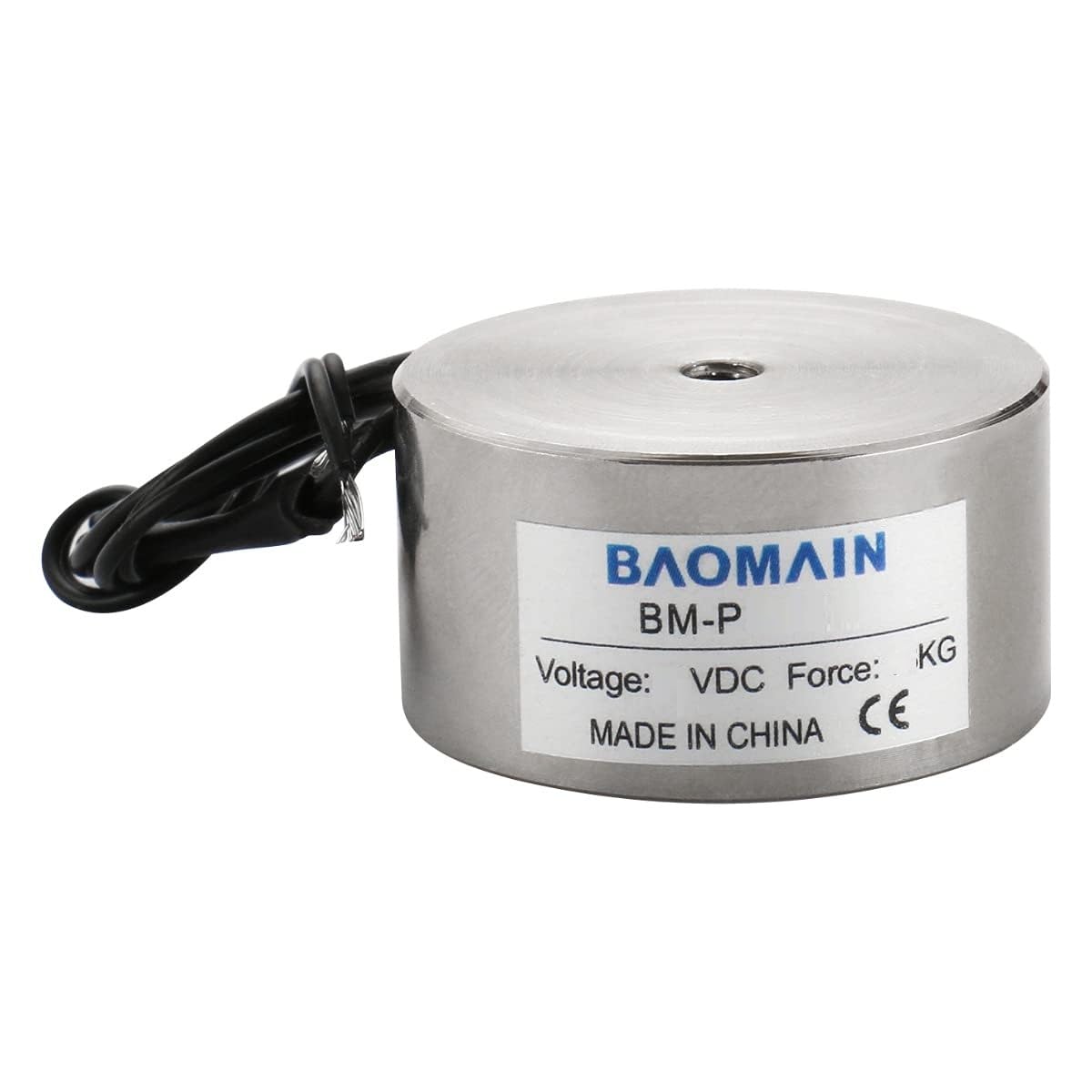 Baomain Generic Metal 30kg Electric Lifting Magnet Holding Electromagnet 12V DC 300N P37×40