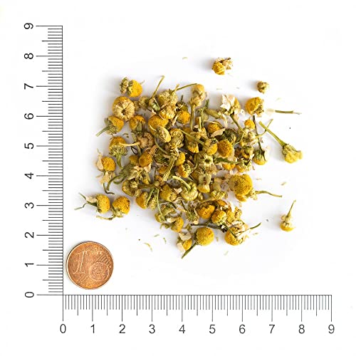 Krauterie Kamillenblüten Hund (100 g), Einzelfuttermittel für Hunde, Kamillenblüten Ganz in Spitzenqualität