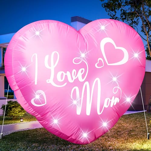 VIHOSE-39-Ft-Mothers-Day-Inflatables-Decoration-I-Love-Mom-Blow-Up-Decor-Heart-LED-Lights-Inflatable-Decor-for-Outdoor-Yard-Garden-Lawn-Decoration-Mom-Gifts-Party-Supplies VIHOSE 39 Ft Mothers Day Inflatables Decoration I Love Mom Blow Up Decor Heart LED Lights Inflatable Decor for Outdoor Yard Garden Lawn Decoration Mom Gifts Party Supplies