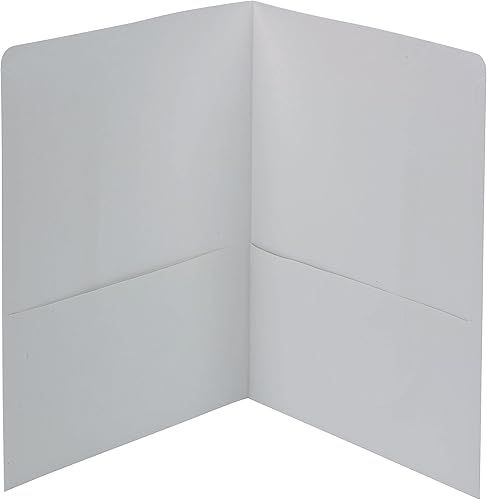 Vista 16 de Smead 87850 - Carpeta de 2 bolsillos con peso pesado, hasta 100 hojas, tamaño carta, colores surtidos, 25 por caja Gris