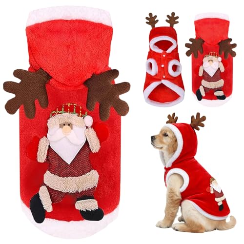 KOMEIYL Hund Weihnachtsmann Kostüm, Hunde Katzen...