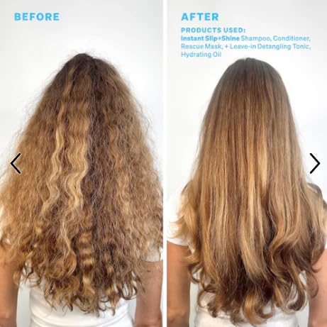 Ebb Ocean Club Instant Slip & Shine Leave-In Detangling Conditioner, All Hair Types, Vegan, Silicone-Free, 6 oz