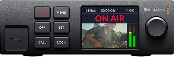 Blackmagic Design Web Presenter HD Bundle with Power Cord and HDMI Cable with Ethernet, 3 Feet