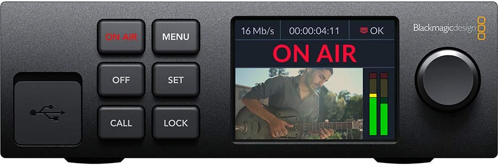 Blackmagic Design Web Presenter HD Bundle with Power Cord and HDMI Cable with Ethernet, 3 Feet