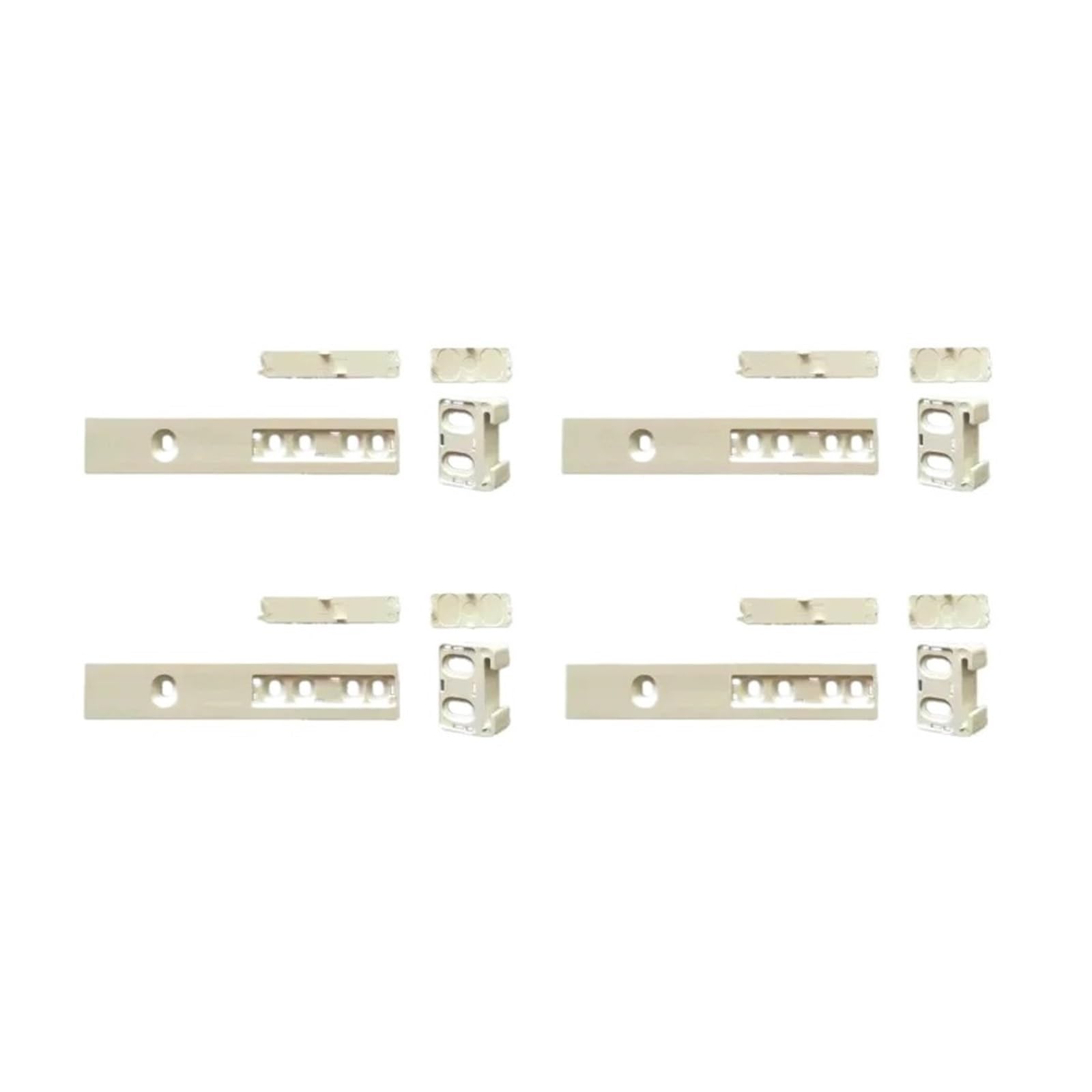 Refrigerator Door Hinge Pin 4 Pcs,Compatible for Siemens,Compatible for Bosch,Built-in Fridge Slide Rail Mounting Kit Sliding Guide DD 197