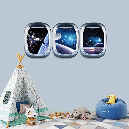 Vinilos Decorativos 3D Cápsula Espacial 23x17 pulgadas miniatura 3