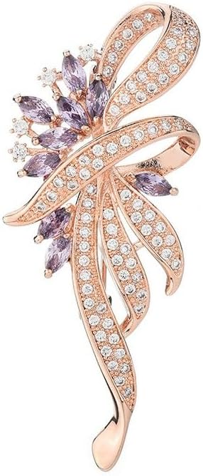 Zircon European Corsage Pin Versatile Coat Accessories