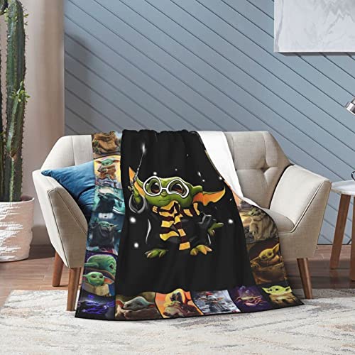 Cartoon Flannel Throw Blanket, Warm Cozy Soft Lightweight Bed Blanket For Couch Sofa Bedding Living Room (Yd1, 60"X50") #TOP3