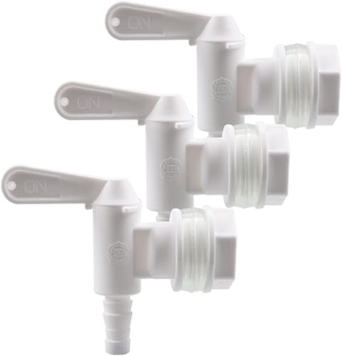 GWENBHMTOOL Spigot de cubo de embotellado, grifo de boquilla de cerveza de 1 pulgada, válvula de grifo de plástico para elaboración de vino, paquete