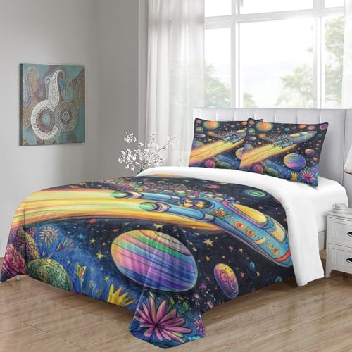 Housse de couette Jésus impression 3D microfibre de qualité supérieure 135x200 - 5