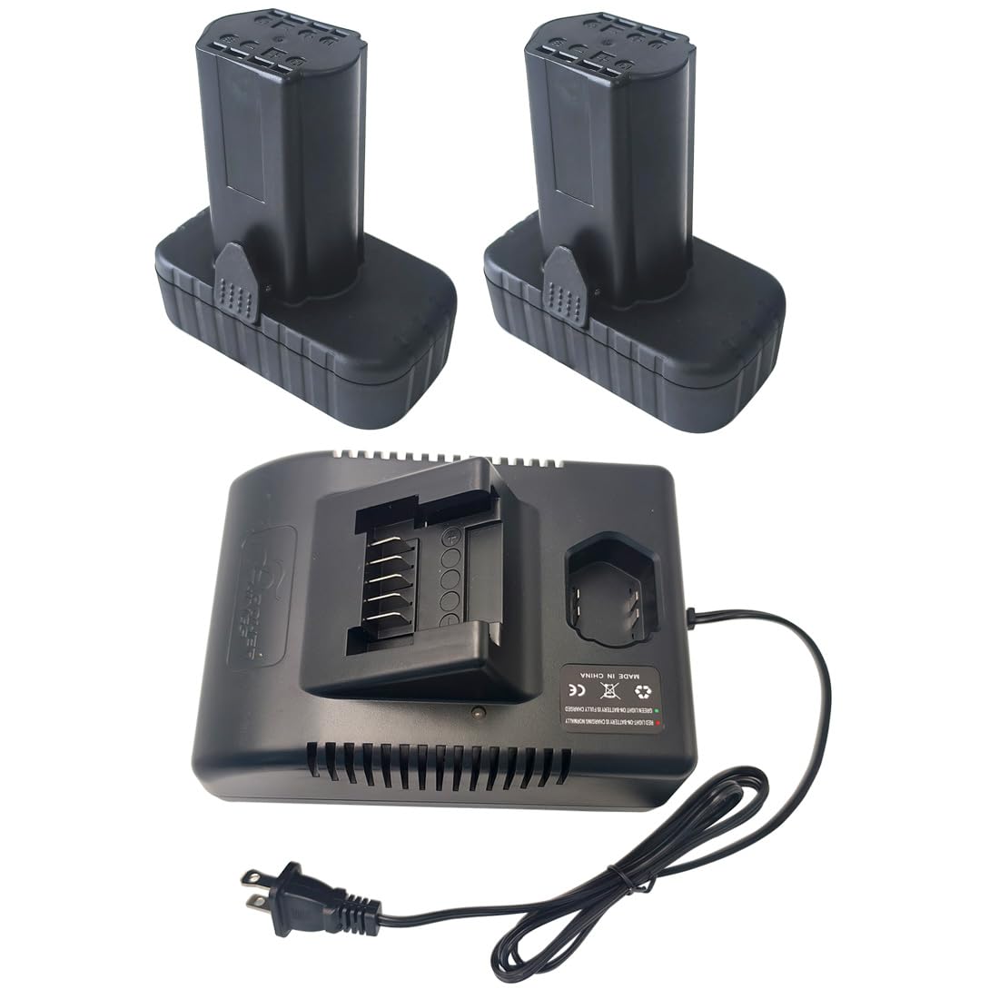 CTB8174 CTB8172 - 2 baterías y cargador de repuesto para batería a presión de 14,4 V-18 V CTB8174
