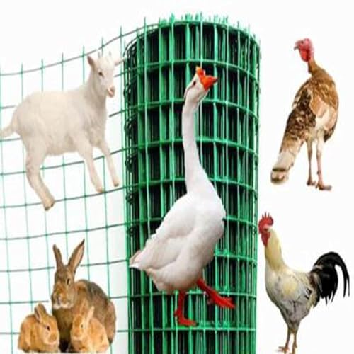 Recinzione in rete metallica antiruggine – ideale per forniture agricole e uso domestico da giardino, design rivestito durevole per la protezione del frutteto