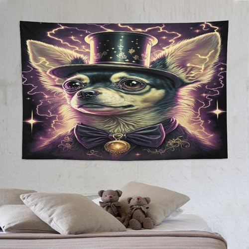 Chihuahua tenture murale pour creer un coin cocooning dans un dortoir