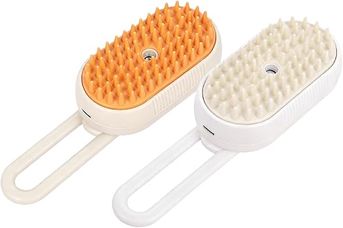 Steam Pet Grooming Brush with Water Spray