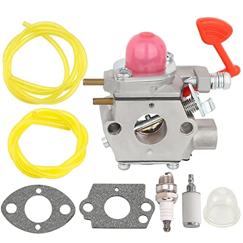 Kizut WT-875 Carburetor for Craftsman Poulan Blower BVM200VS BVM200C P200C Pro PP320 P325 GBV325 PPB1838LE PL855 Weedeater WT-875A 545081855 Carb w Carburetor Adjustment Tool Parts Kit