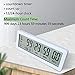 MOSTRUST Digital Countdown Days Timer - White Upgraded Big 999 Days Count Down Clock with Stand Strong Magnetic Back for Vacation Retirement Wedding Holiday