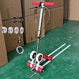 Réglage du cercle : la plage de réglage de l'espacement des bandes est de 3 à 15 cm, vous permettant de créer facilement des marques circulaires avec l'outil de dessin circulaire inclus. Cette machine peut dessiner des cercles avec un rayon maximum de 10 mètres, idéal pour concevoir des terrains de sport ou d'autres zones circulaires.