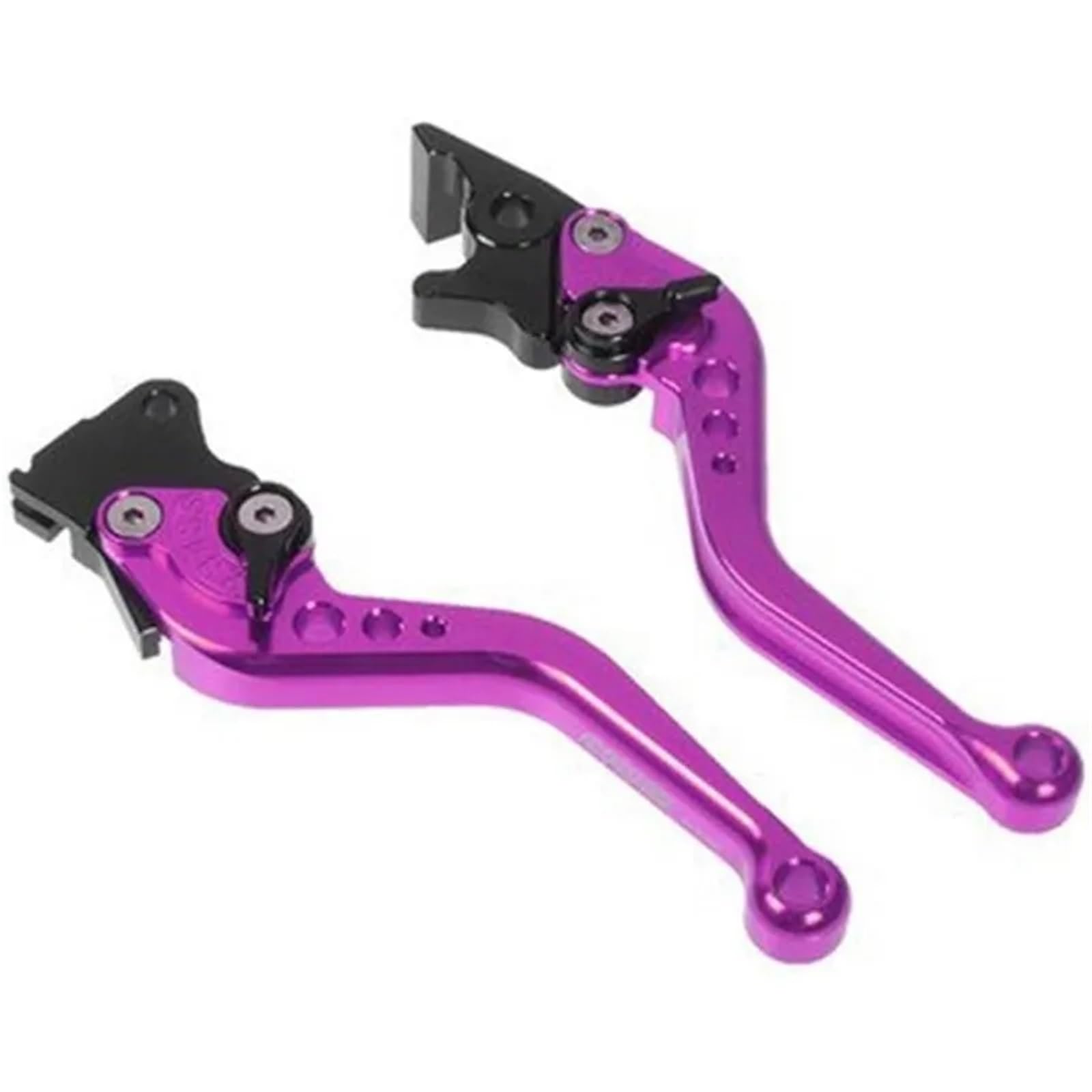 Gjihkwgz Motorcycle Brake Clutch Lever for BMW for Suzuki Universal Motorcycle Clutch Brake Handle Drum Lever Motorbike Accessories Alloy CNC Clutch Brake Lever(Purple)