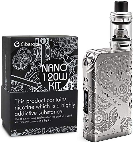 CIBERATE® TG Nano 120 W sigaretta elettronica Vape Mod Box Kit di - Vaporizzatore da 0,15Ω - VC TCR VW VT - senza...