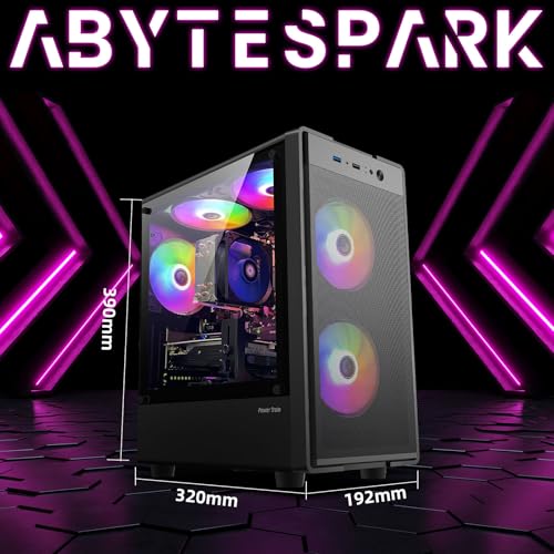 Image of Prebuilt Gaming PC Desktop,Intel Core i5 Business Office Tower Computers PC | RX560 4G Graphics Card, 16GB RAM and 512GB SSD, WiFi, Win11 Home, Suitable for Study,transaction,Entertainment,Gaming, etc.