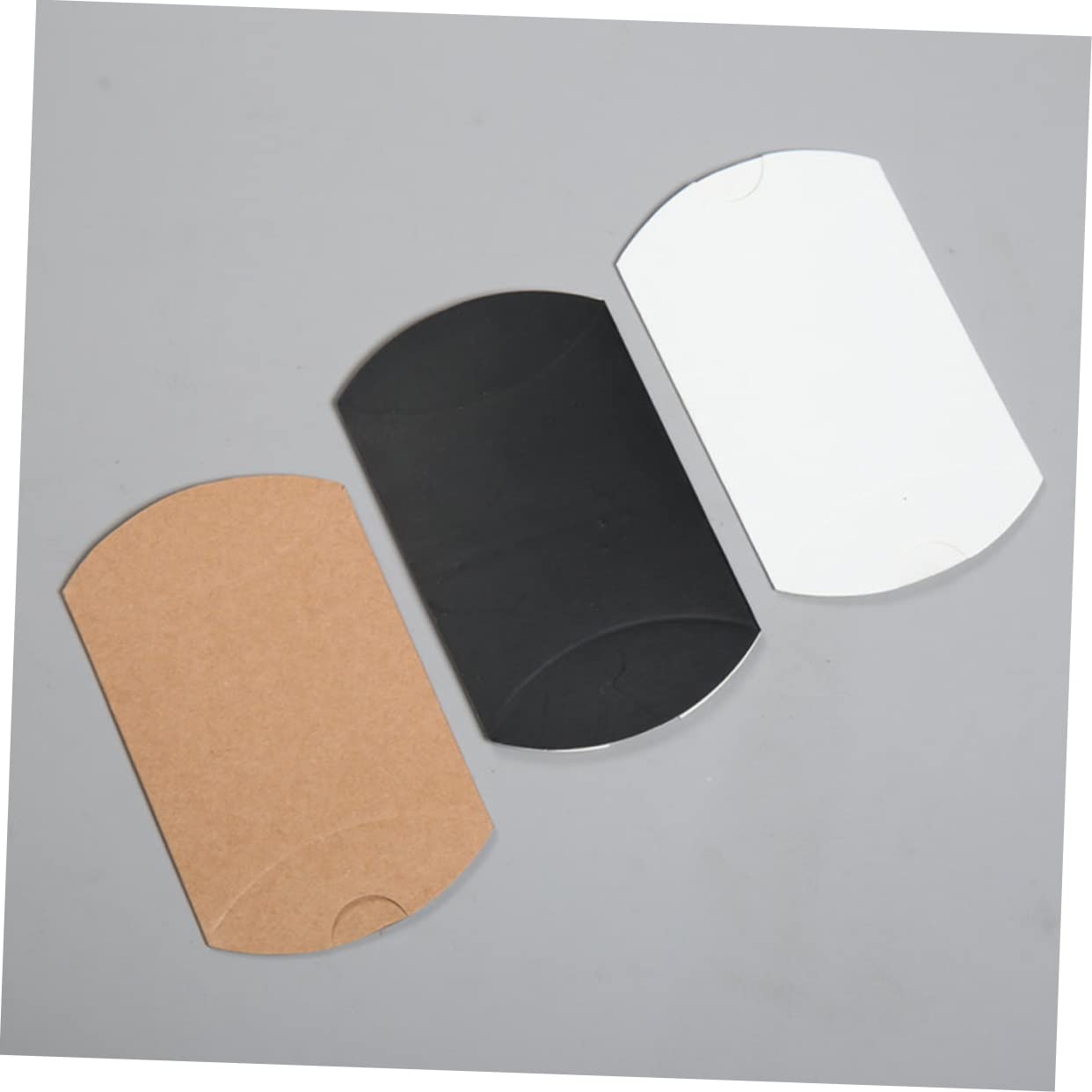Anneome 120pezzi Scatole Kraft Forma Di Cuscino Con Corda Per Confezionamento Regali e Dolci Contenitori Per Feste e Eventi Scatoline Decorative Per Compleanni e Matrimonio