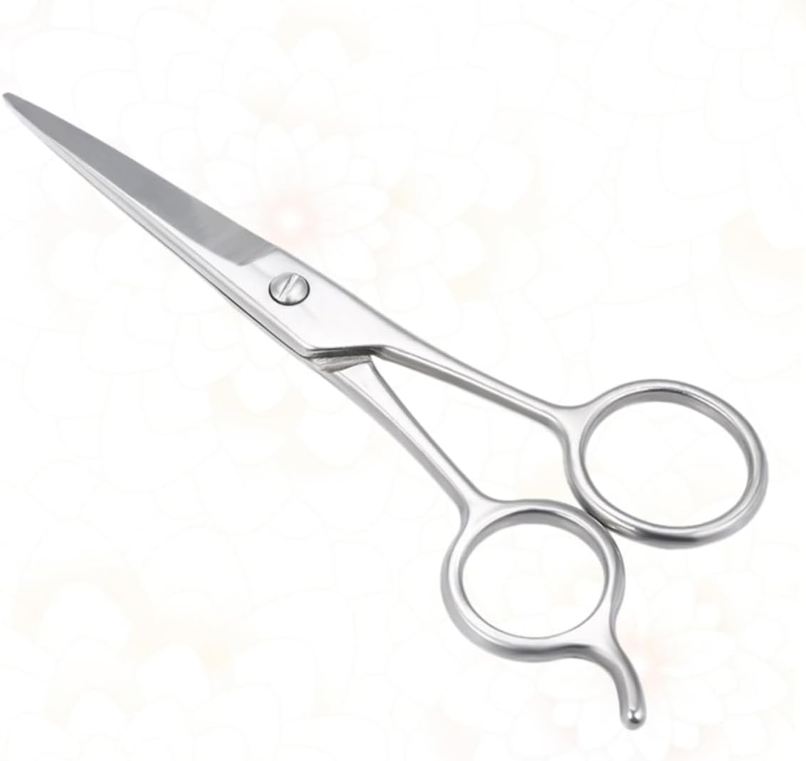 Stainless Steel Beard Scissors for Men and Eyebrow Trimmer Hairdressing Scissors Beard Care Accessory