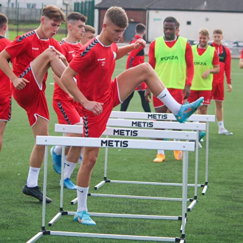 Metis Alloy Hurdles [Junior/Senior] - Adjustable Track And Field Equipment | Packs Of 1, 5 Or 10 (Pack Of 5, Senior) #TOP3