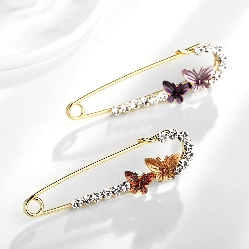 Broche Dulce, Broche con Lazo, alfiler Grande, Hebilla para Bufanda para Mujer, alfiler, Accesorios de Ropa