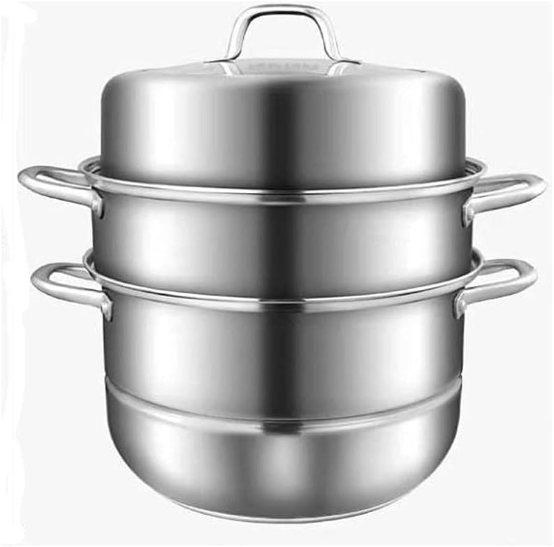 Steamer Household Stainless Steel Thickened Large Steamer Steamed Buns Large Capacity