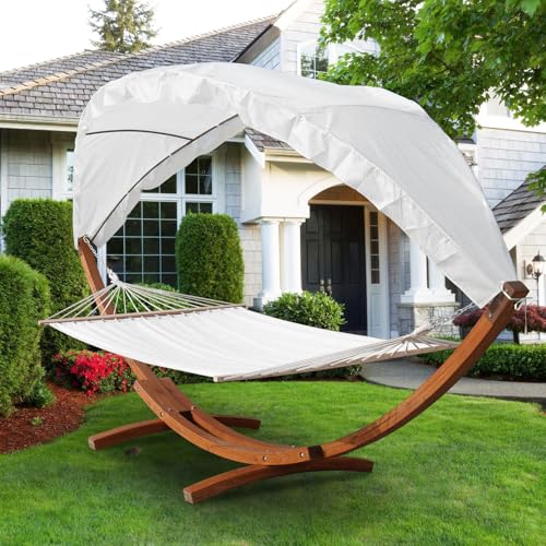 Questa amaca da giardino offre un’ampia superficie di riposo di 200 x 150 cm ed è ideale come amaca matrimoniale o amaca 2 posti. Perfetta per rilassarsi da soli o in coppia su balcone, terrazza o in giardino.