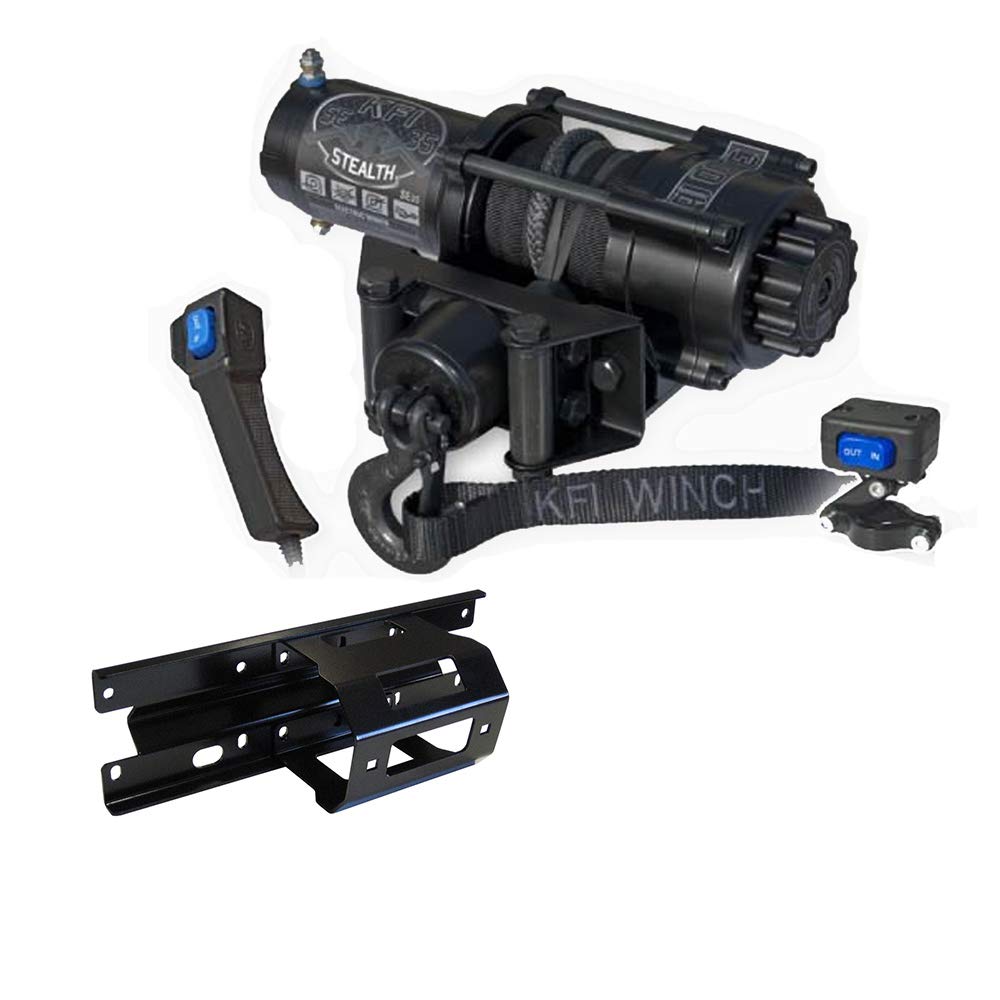 KFI Combo Kit - SE35 Stealth Winch & Winch Mount - 2005-2010 Polaris Sportsman 400 500 600 700 800