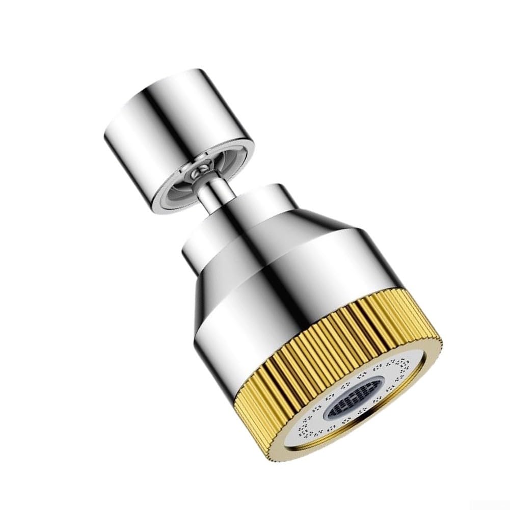 ZQFHSX Metal Faucet Aerator With 720 Degree Rotation And Dual Mode Stream For Kitchen Sink Water Saving Design Fitment Brass Build Easy Installation(Short)