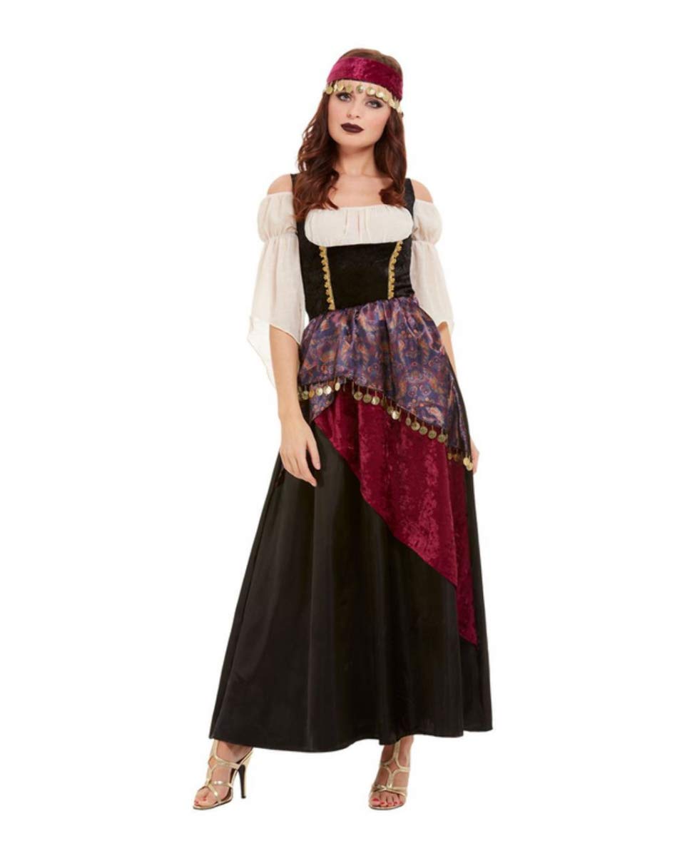 Horror-Shop Fortune Teller Signore Costume Deluxe L