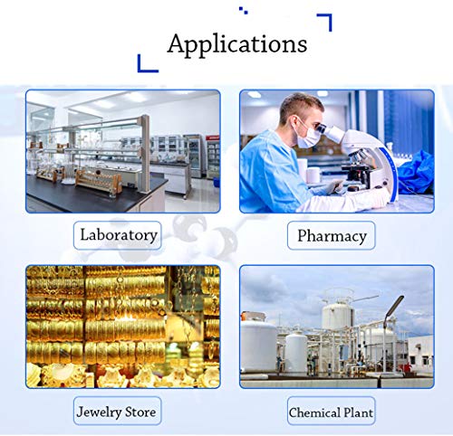 Balanza analítica de Alta precisión 210G/0.0001G Balanza Digital para Laboratorio, Farmacia, joyería, Planta química y Escuela
