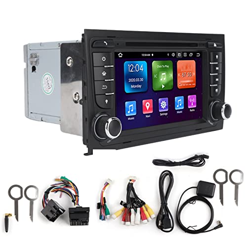 Voiture Stéréo WiFi Android 10 0 Octa Core 4 64G DSP Carplay Fonction Remplacement pour 2002 2007 Seat EXEO 2009 2012 S4 2009 2012 RS4 8E B6 8H 2009 2012 DVD intégré USB Carte